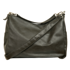 Large Vintage Stone Green Alco Carryall Bag