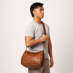 Vintage Brown Alco Carryall Bag