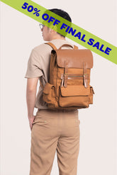 Brown Mono Rucksack