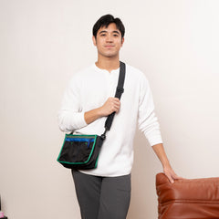 Mixed Navi Crossbody Bag