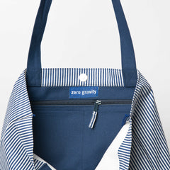 Blue Stripe Juno Tote Bag