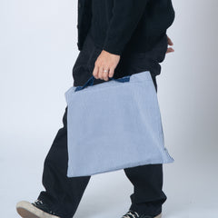 Blue Stripe Juno Tote Bag