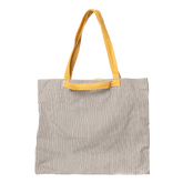 Brown Stripe Juno Tote Bag
