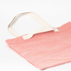 Red Stripe Juno Tote Bag