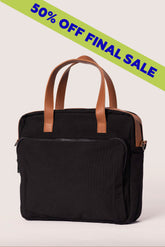 Black Travel Messenger Bag
