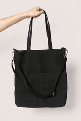Black Daily Tote Bag (Version 3.0)