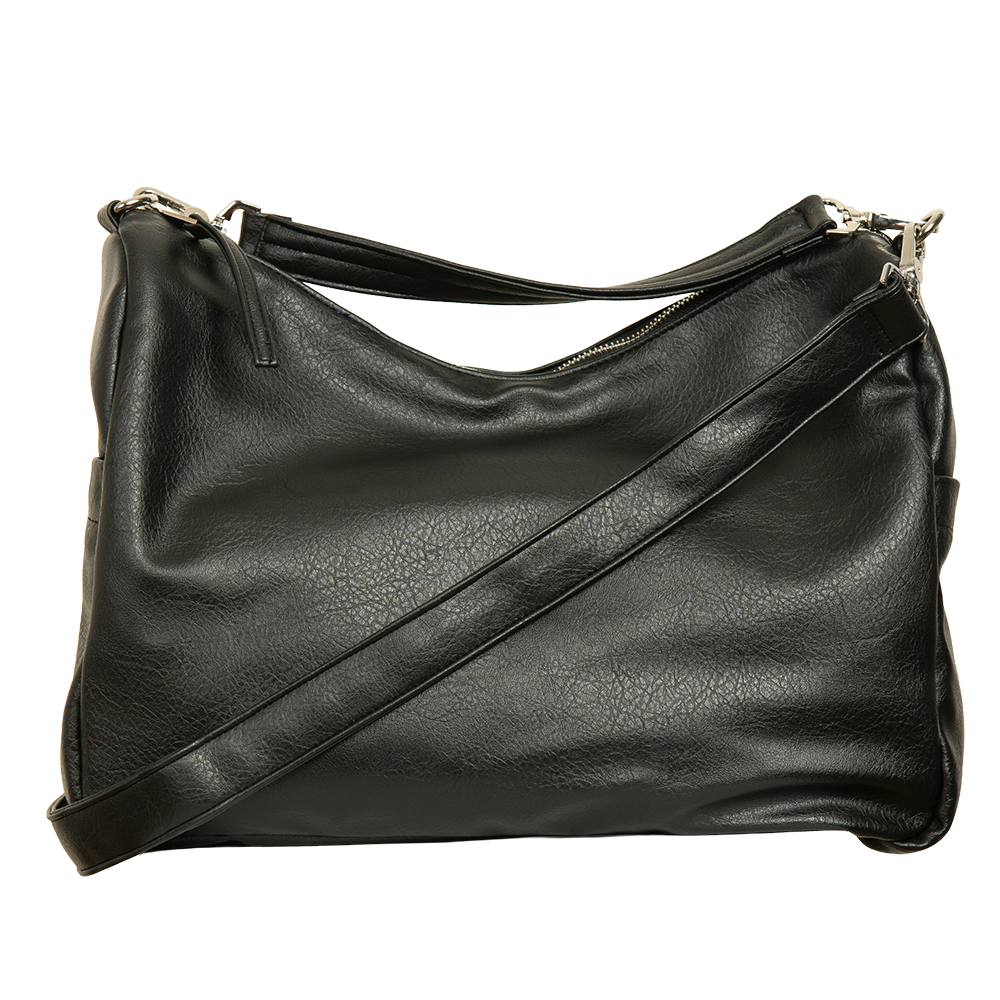 Large Vintage Black Alco Carryall Bag