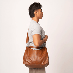 Large Vintage Brown Alco Carryall Bag