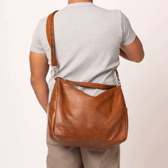 Large Vintage Brown Alco Carryall Bag