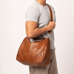 Large Vintage Brown Alco Carryall Bag