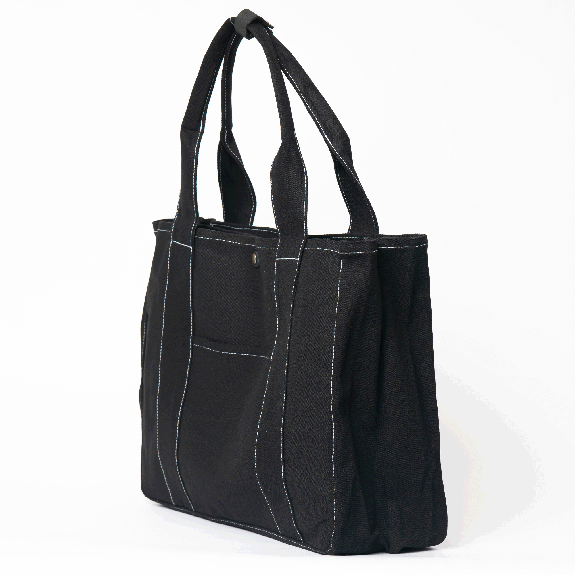 Black Denim Riko Tote