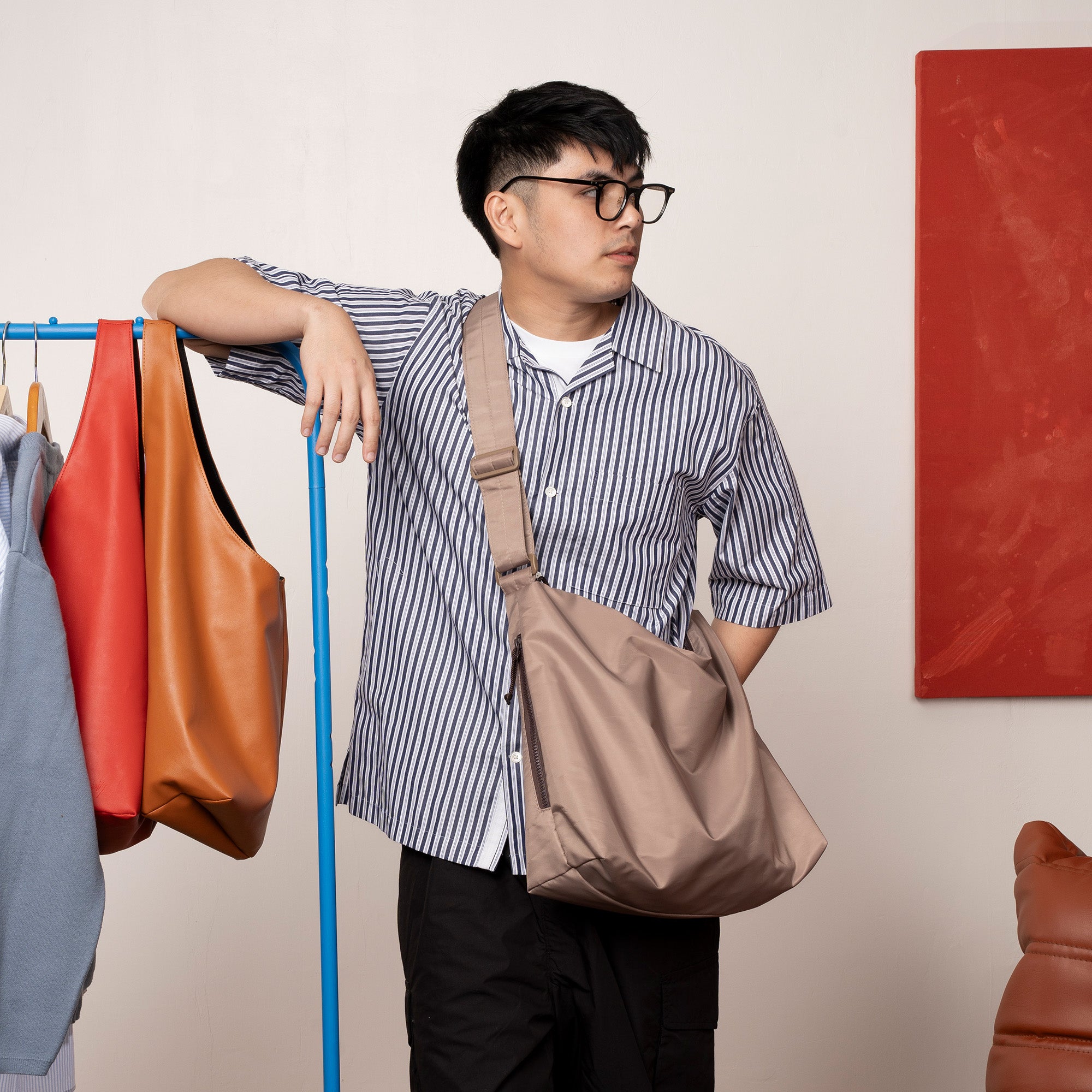 Tan Navi Carryall Bag