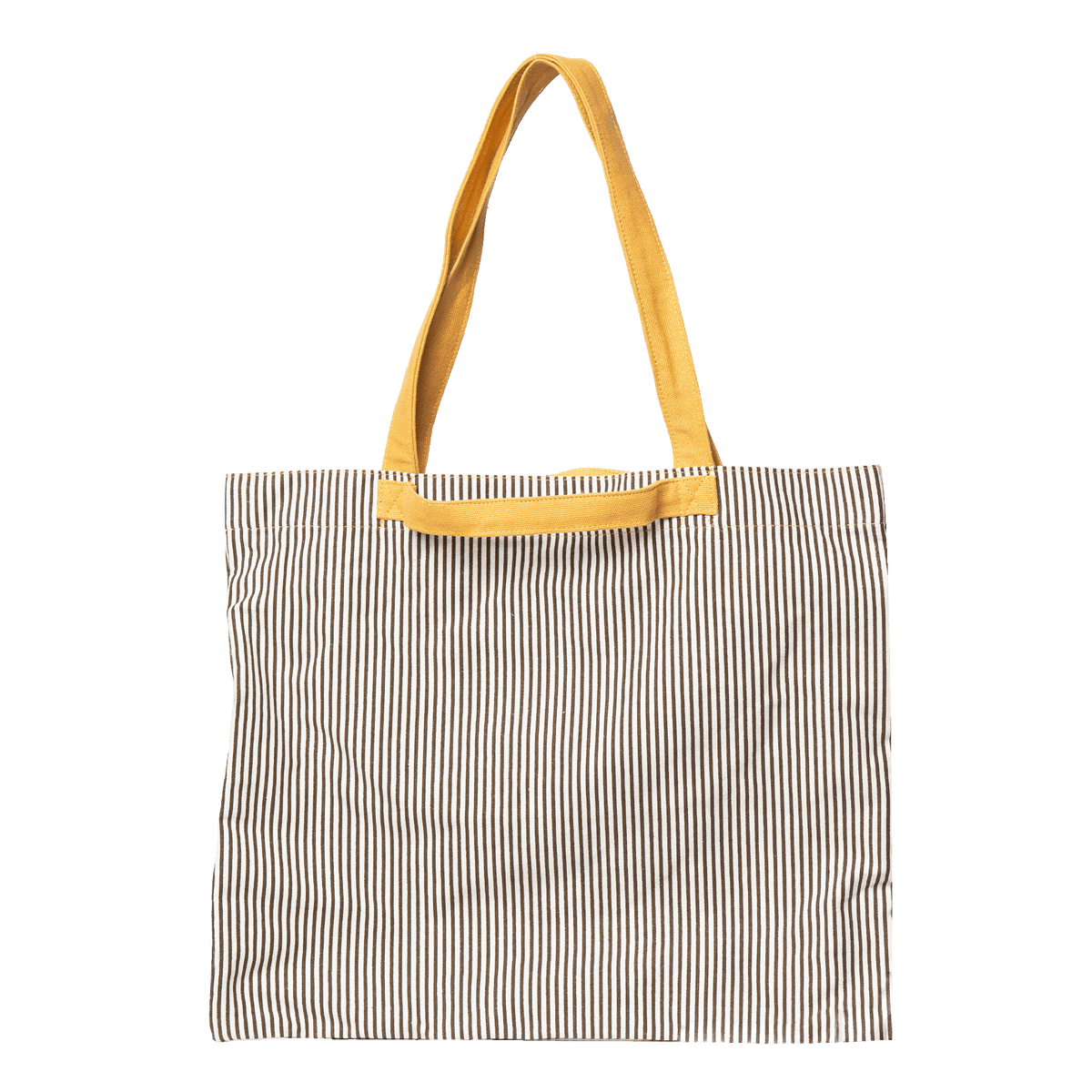 Brown Stripe Juno Tote Bag