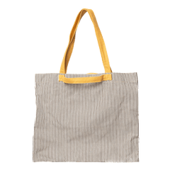 Brown Stripe Juno Tote Bag