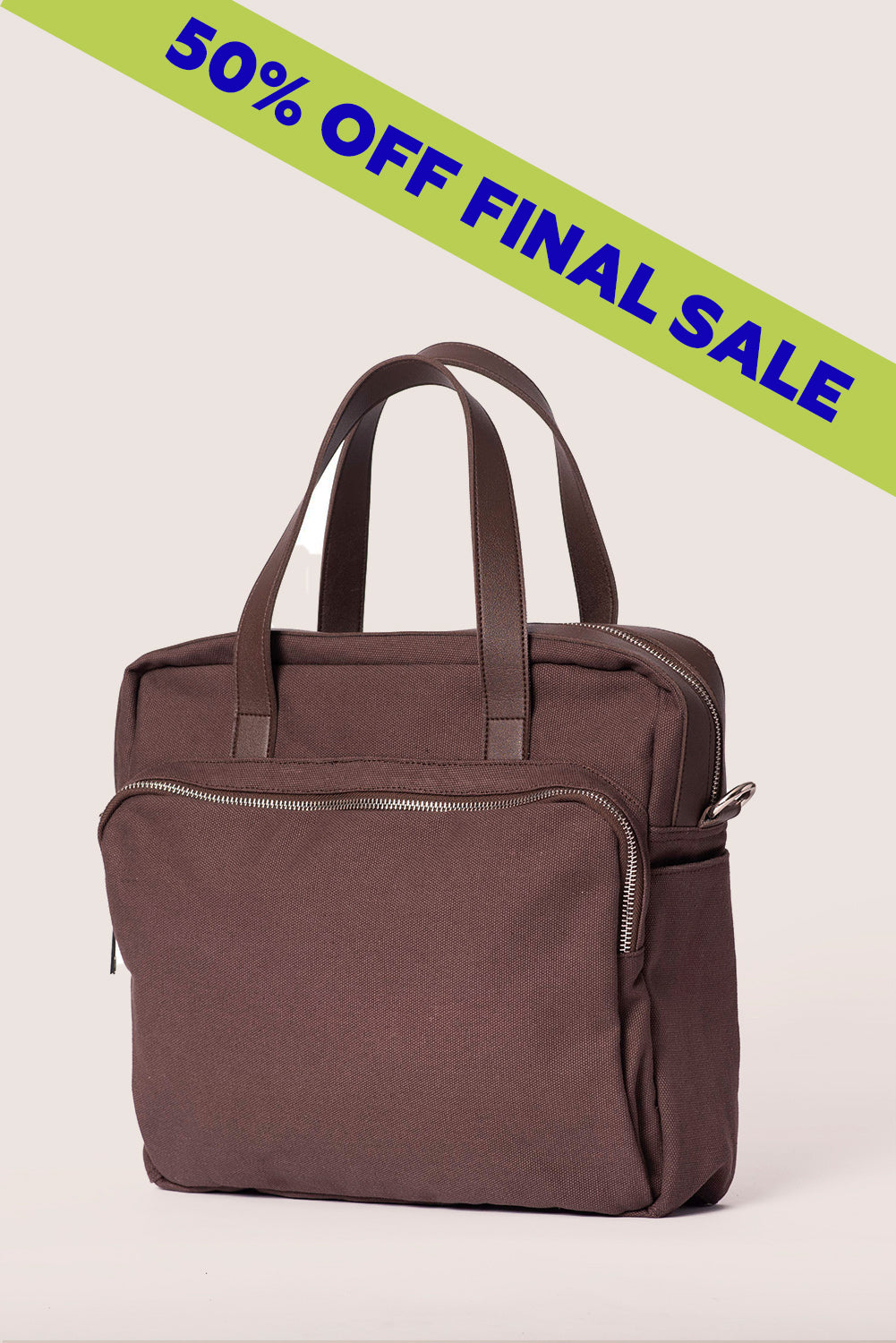 Brown Travel Messenger Bag