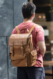 Brown Mono Rucksack