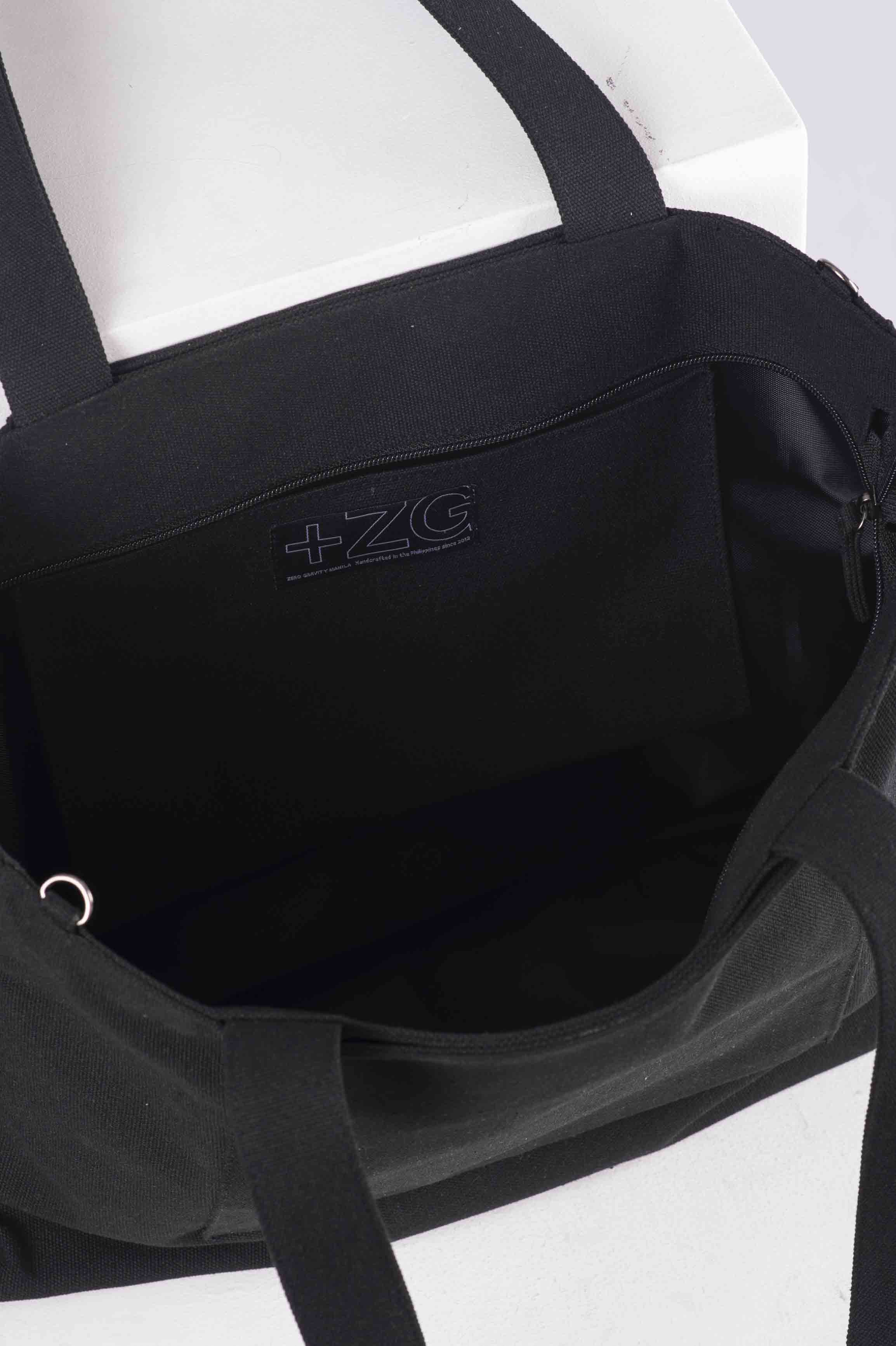 Black Multi-wear Tote Bag