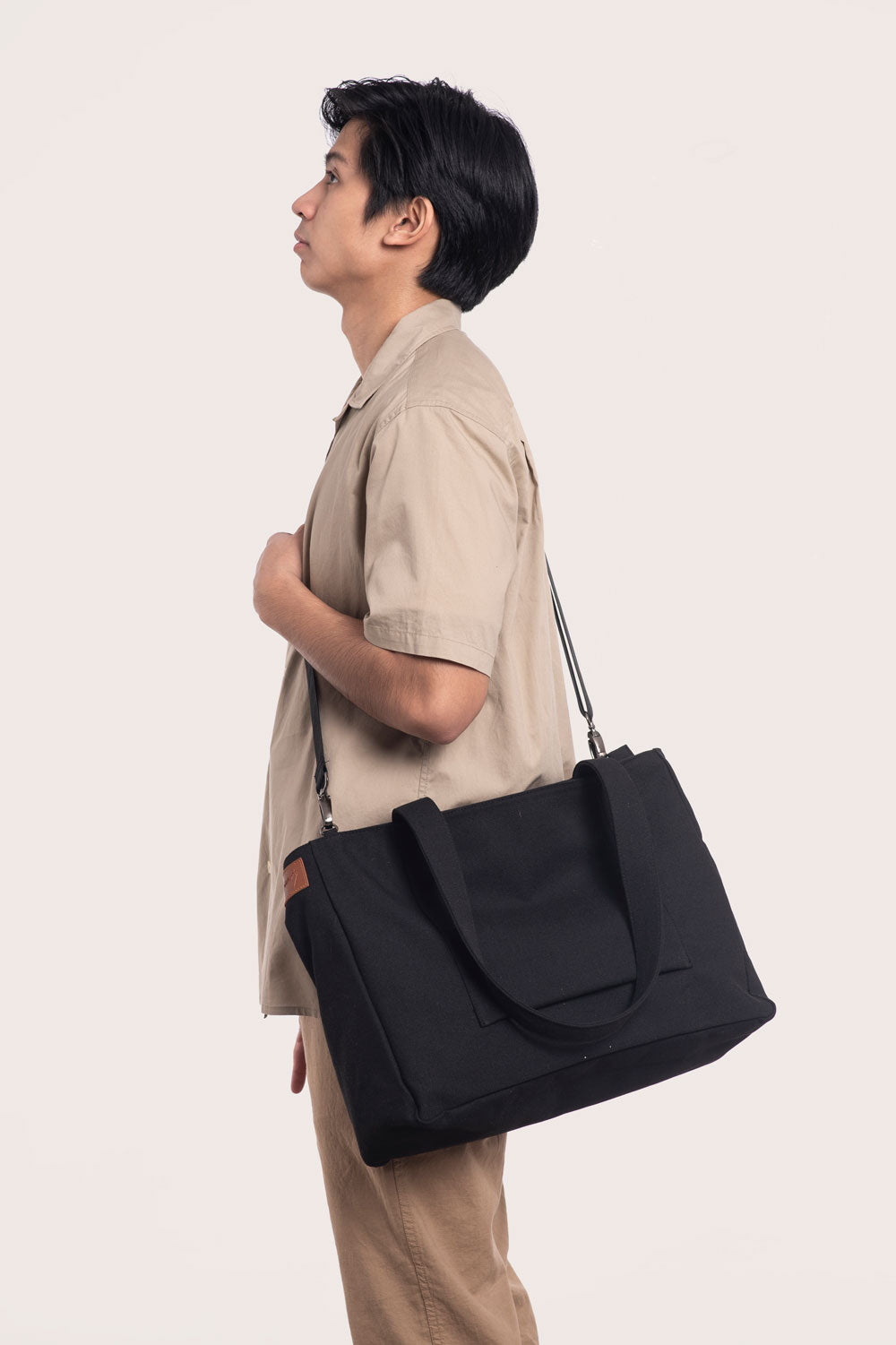 Black Multi-wear Tote Bag