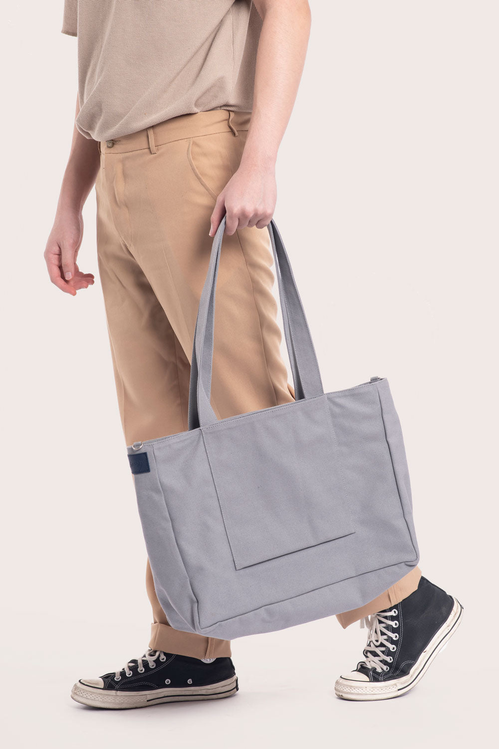 Grey Multi-wear Tote Bag