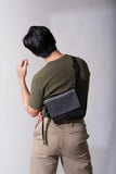 Slim Black Crossbody Bag