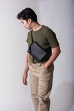Slim Black Crossbody Bag