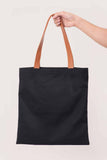 Black Slim Tote Bag