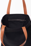 Black Slim Tote Bag