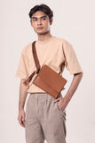 Slim Tan Crossbody Bag