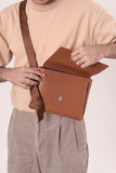 Slim Tan Crossbody Bag