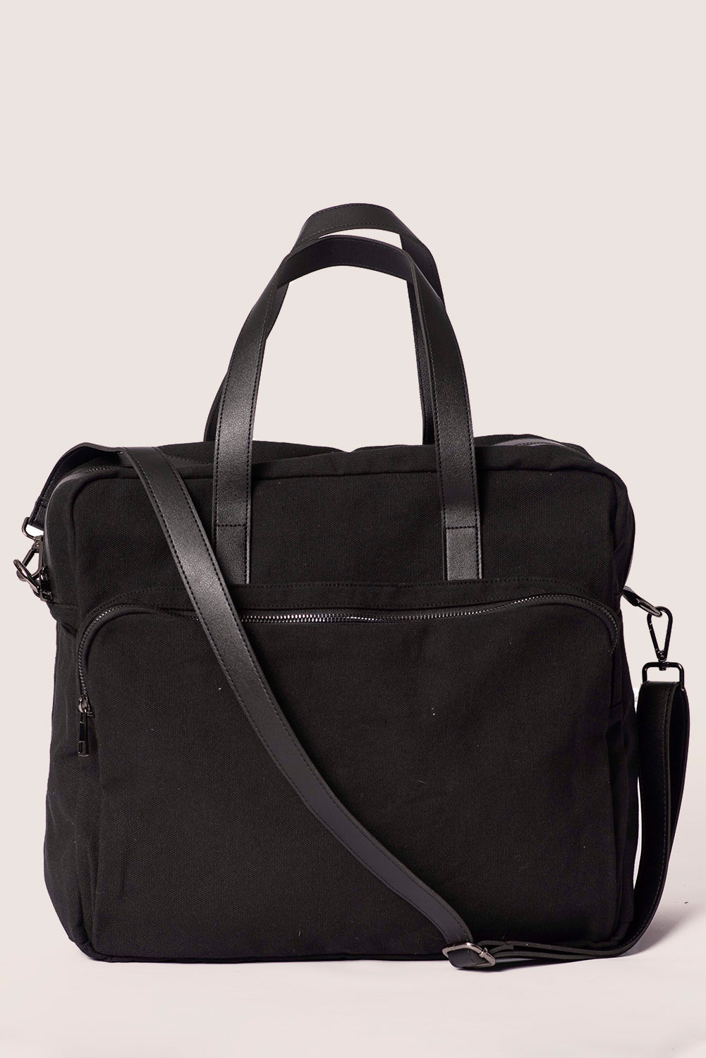 Oversized Blackout Travel Messenger Bag
