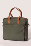 Oversized Olive Travel Messenger Bag