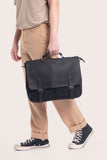 Vintage Black Messenger Bag