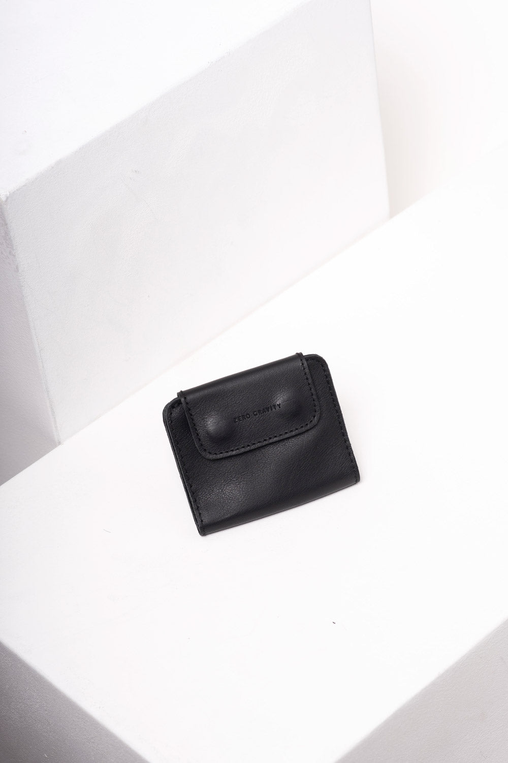 Black Bifold Snap Wallet