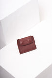 Maroon Bifold Snap Wallet